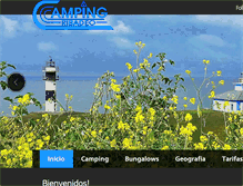 Tablet Screenshot of campingribadeo.com